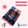 Pet Glam Cat Collars Pack Of 2 -Breakaway Collar for Cats & Kittens (Assorted Designs)