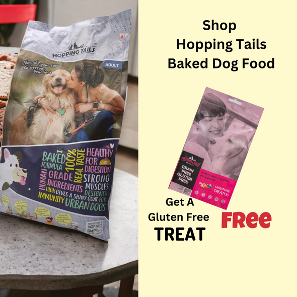 Hopping Tails Premium Baked Dry Dog Food for Adult Dogs | 3.5 KGs