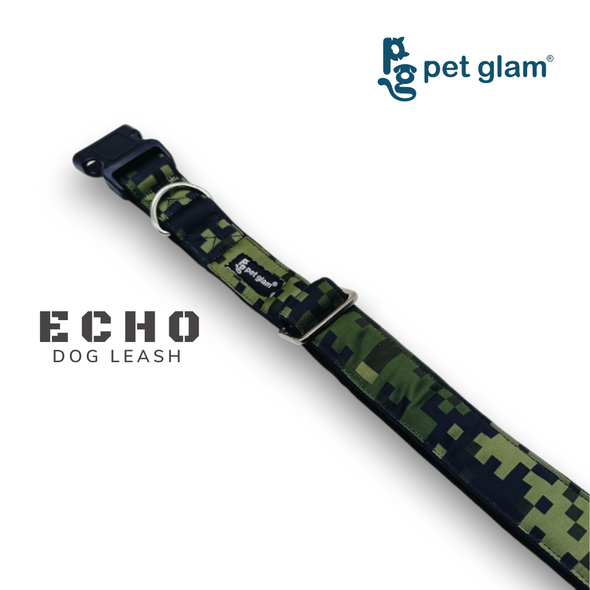 Pet Glam-ECHO Padded Dog Collar for Labs GSD Big Dogs