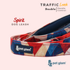 Pet Glam Traffic Leash For Dogs Spirit | Double Padded Handle-5 Ft Long X-Large 1.5 inch Wide